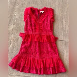 Adelyn Rae dress! Adorable party Red color, worn once. Great for vacation